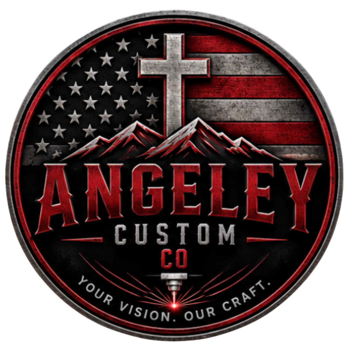 ACC mountain and cross emblem